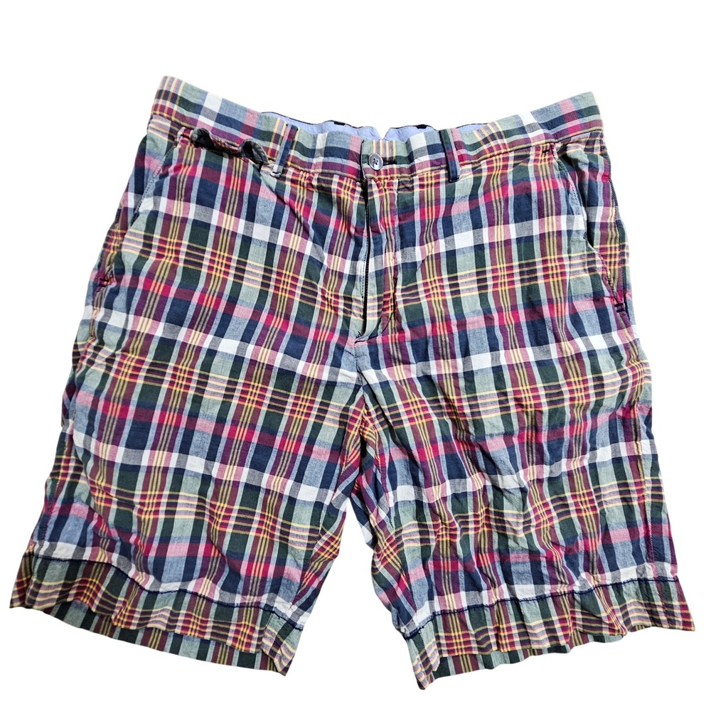 Polo Ralph Lauren Vintage Madras Shorts 33 Multicolor Plaid Authentic India